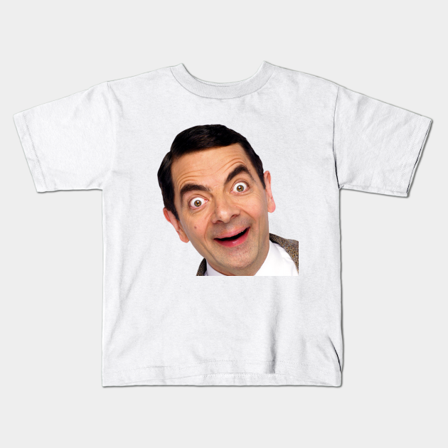 Mr Bean. Funny Mr. Bean with big eyes, grimace and smile. Mr Bean